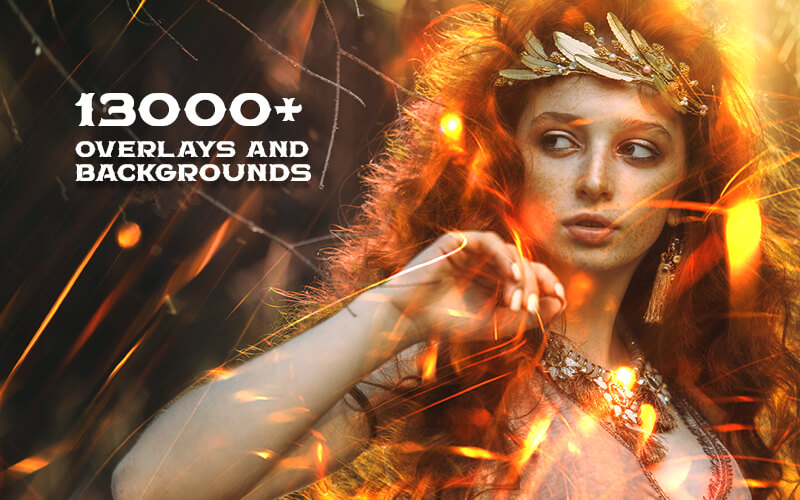 13.000+ Overlays And Backgrounds Mega Bundle