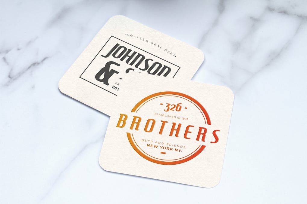 Coaster Mockup