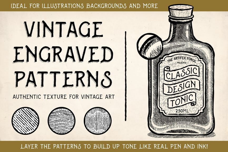 Vintage Engraved Patterns