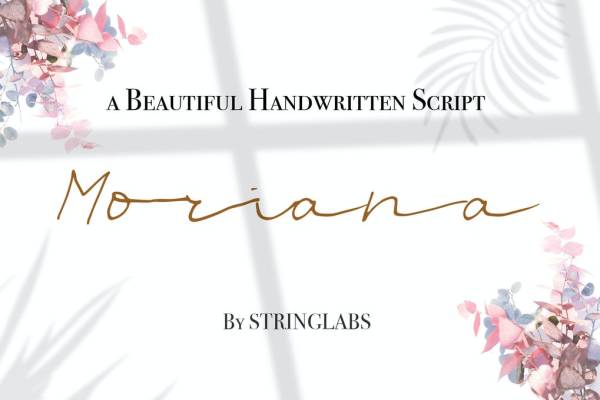 Moriana - Handwritten Script Font