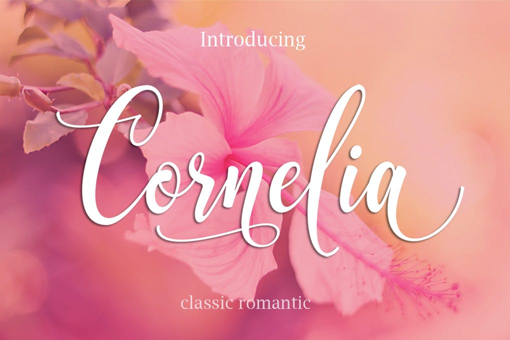 CORNELIA Modern Script