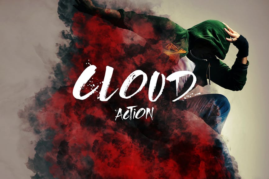 Cloud Photoshop Action