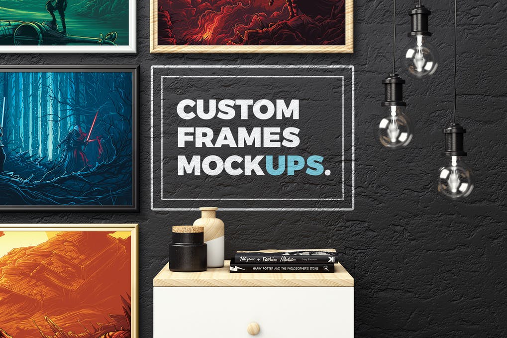 Custom Frames Mockups