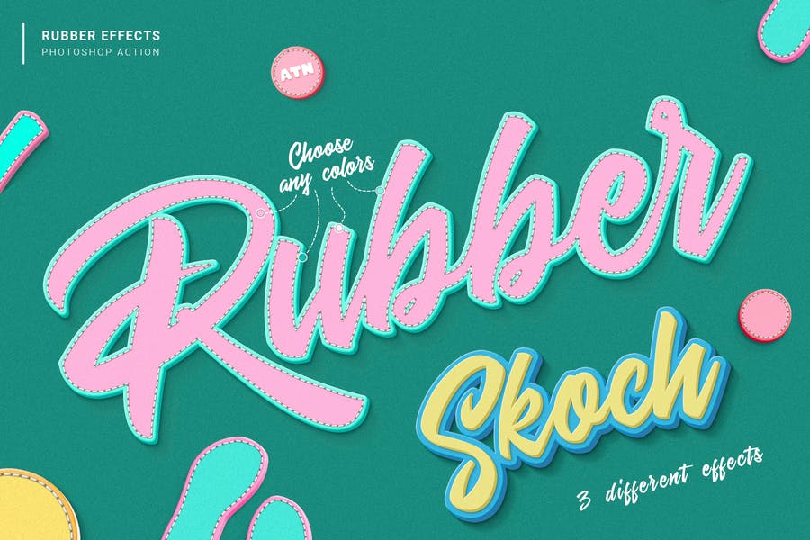 Rubber Photoshop Action