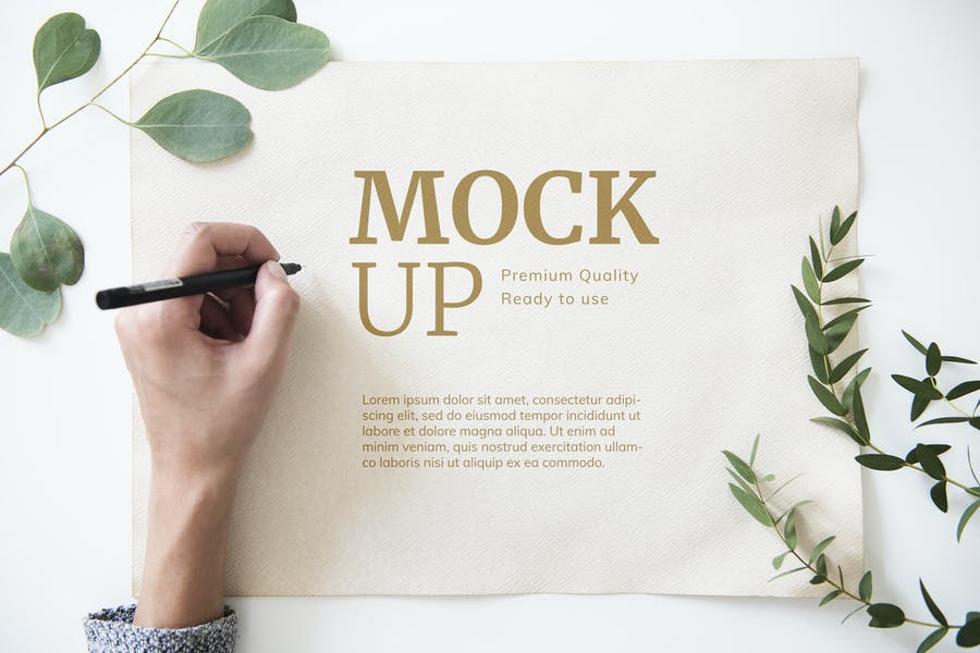 Paper mockup