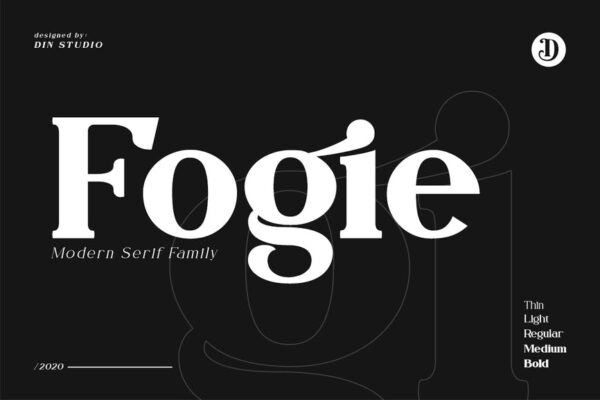 Fogie - Modern Serif Family 10 Fonts