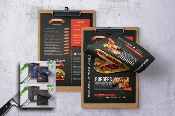 Single Page Menu Bundle