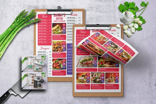 Elegant Single Page Menu Bundle