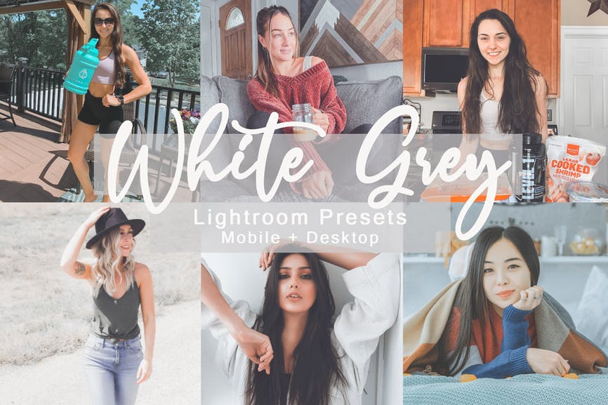 White Grey - Lightroom Presets Bundle
