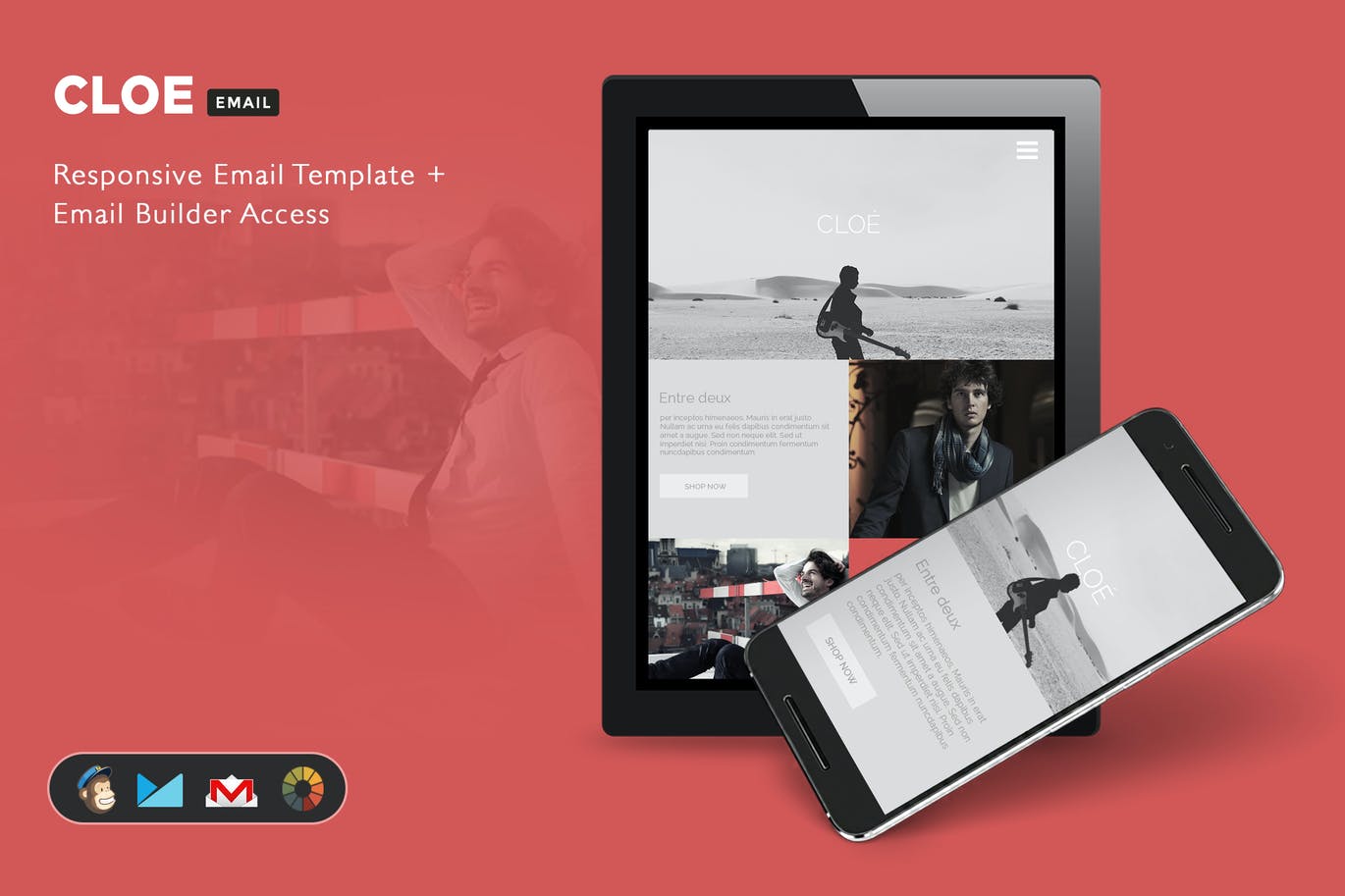 Cloe - Responsive Email Template + Builder Access