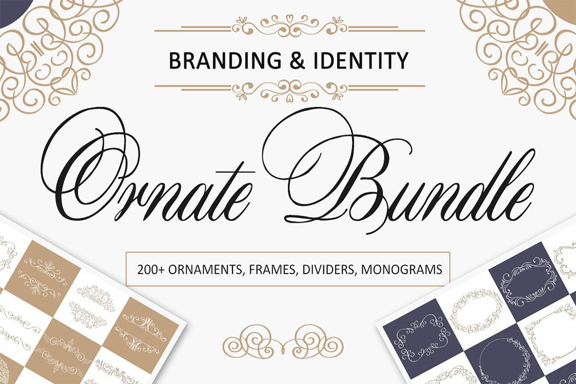 Ornate Bundle. Branding and Logos