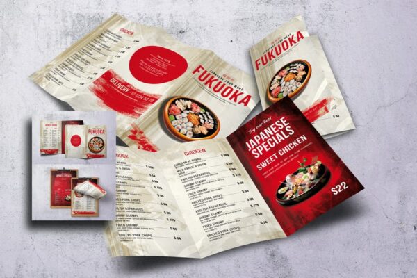Japanese Food Menu Bundle