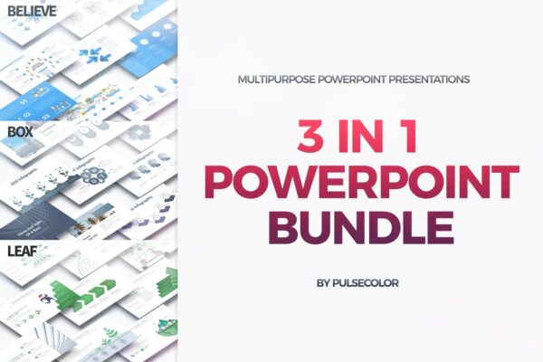 BUNDLE 3in1 - Multipurpose PowerPoint Presentation