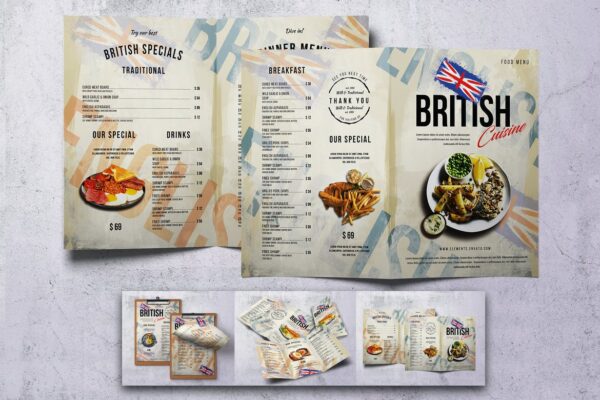 British Food Menu Bundle