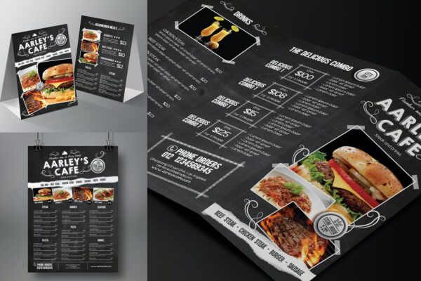 Blackboard Food Menu Bundle