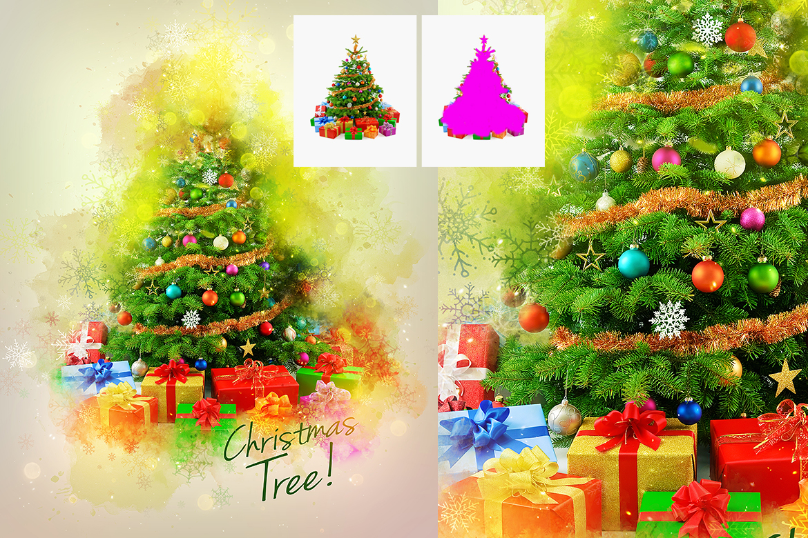 christmas 2 photoshop action download