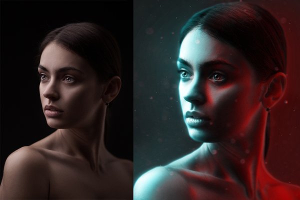 Double Light Photoshop Action