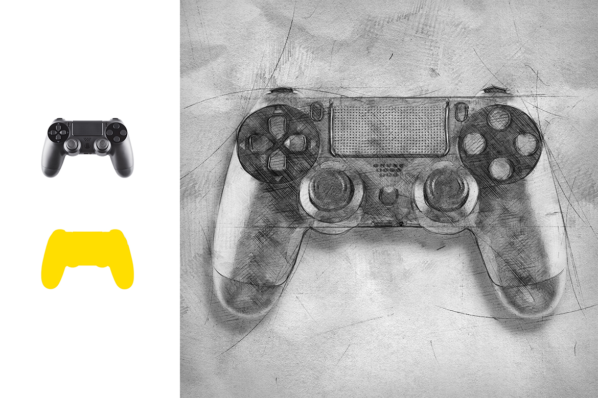 Tech Sketch Photoshop Action