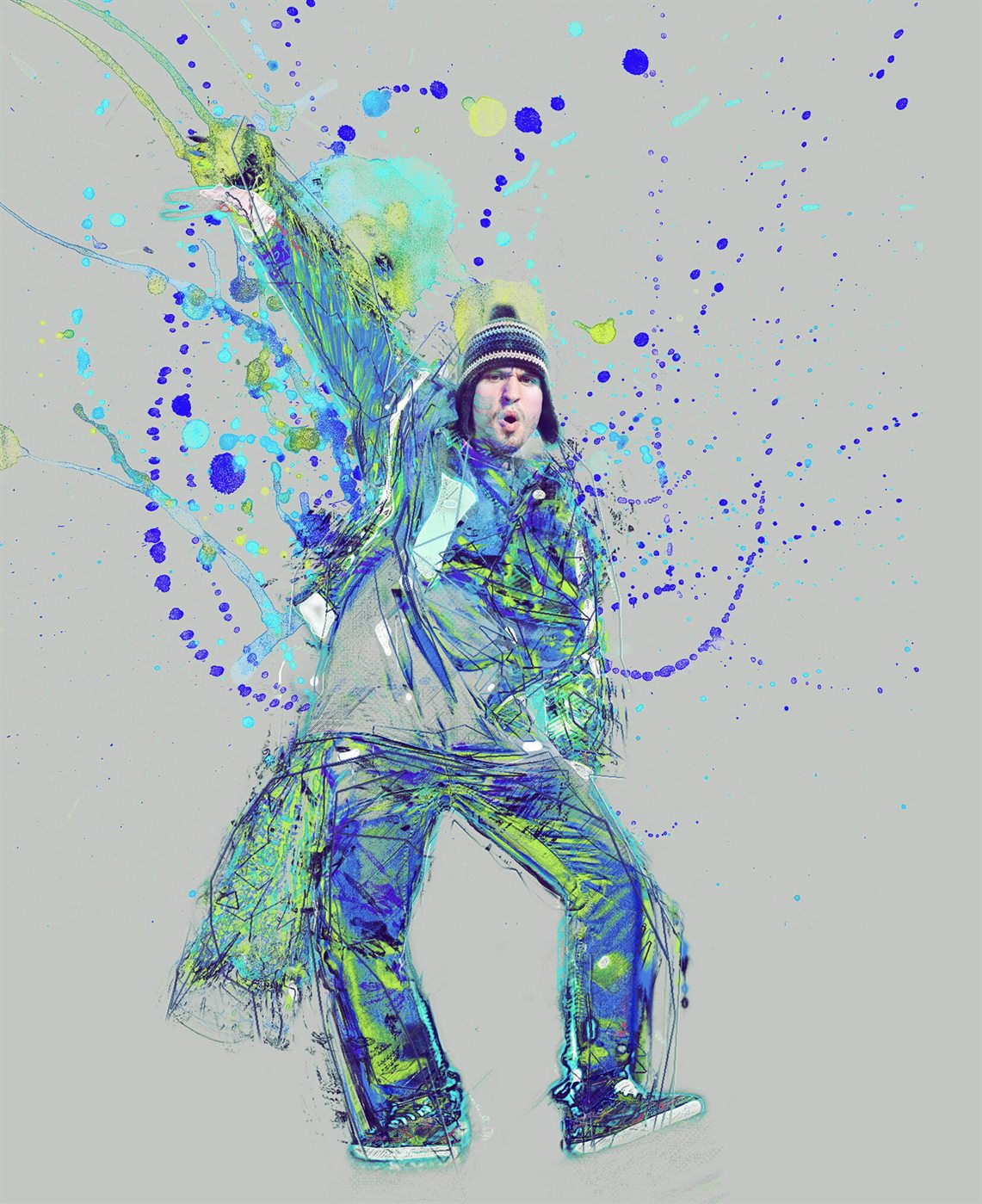 Lively Photoshop Action