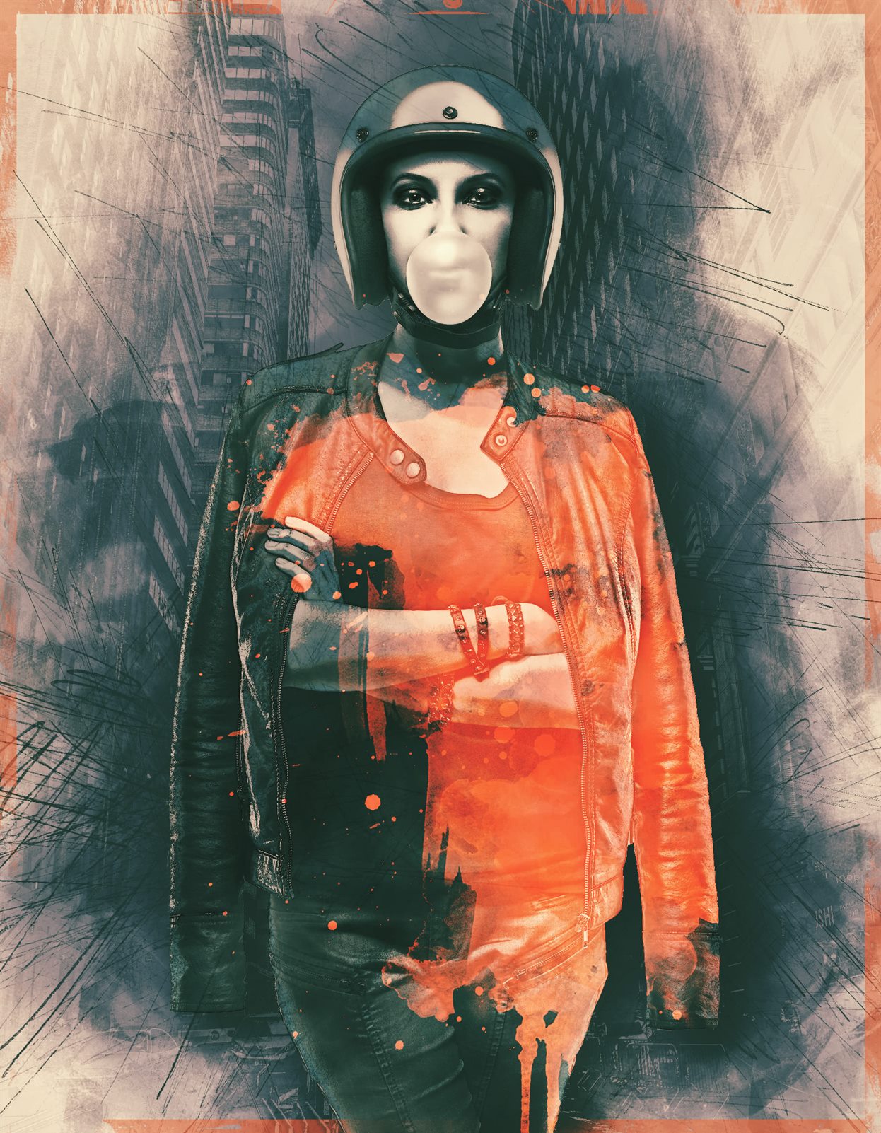 Grunge 2 Photoshop Action