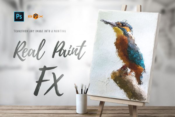 Animated Real Paint FX - Photoshop Add-On
