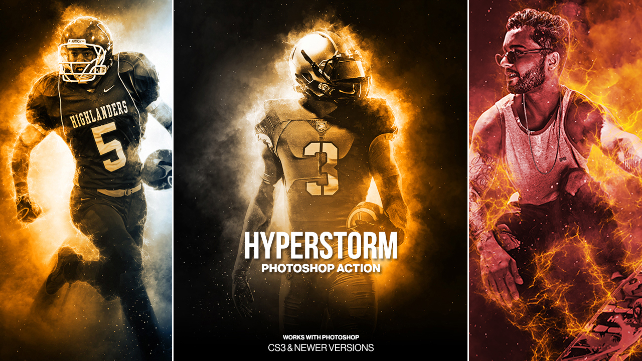 Hyperstorm Photoshop Action