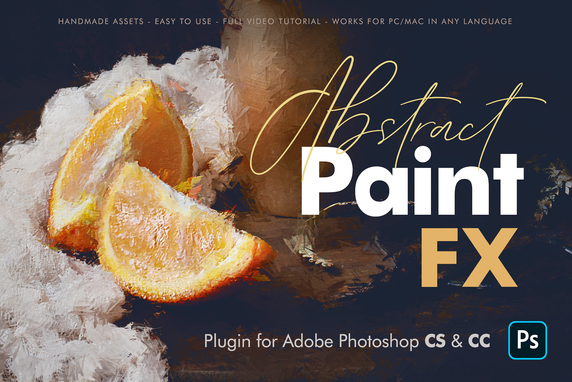 Abstract Paint FX Photoshop Add-On