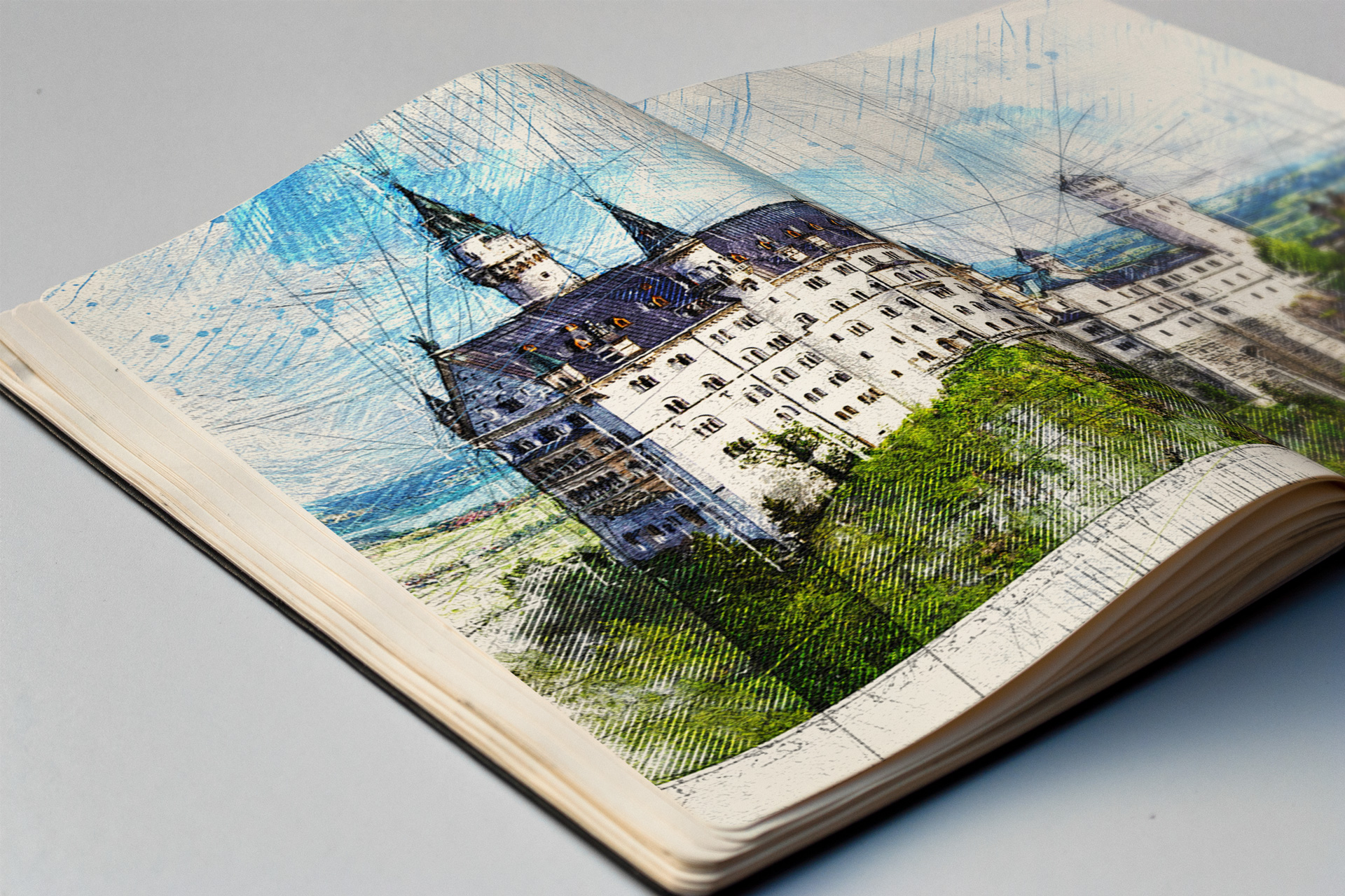 Animated Pencil Sketch FX - Photoshop Add-On