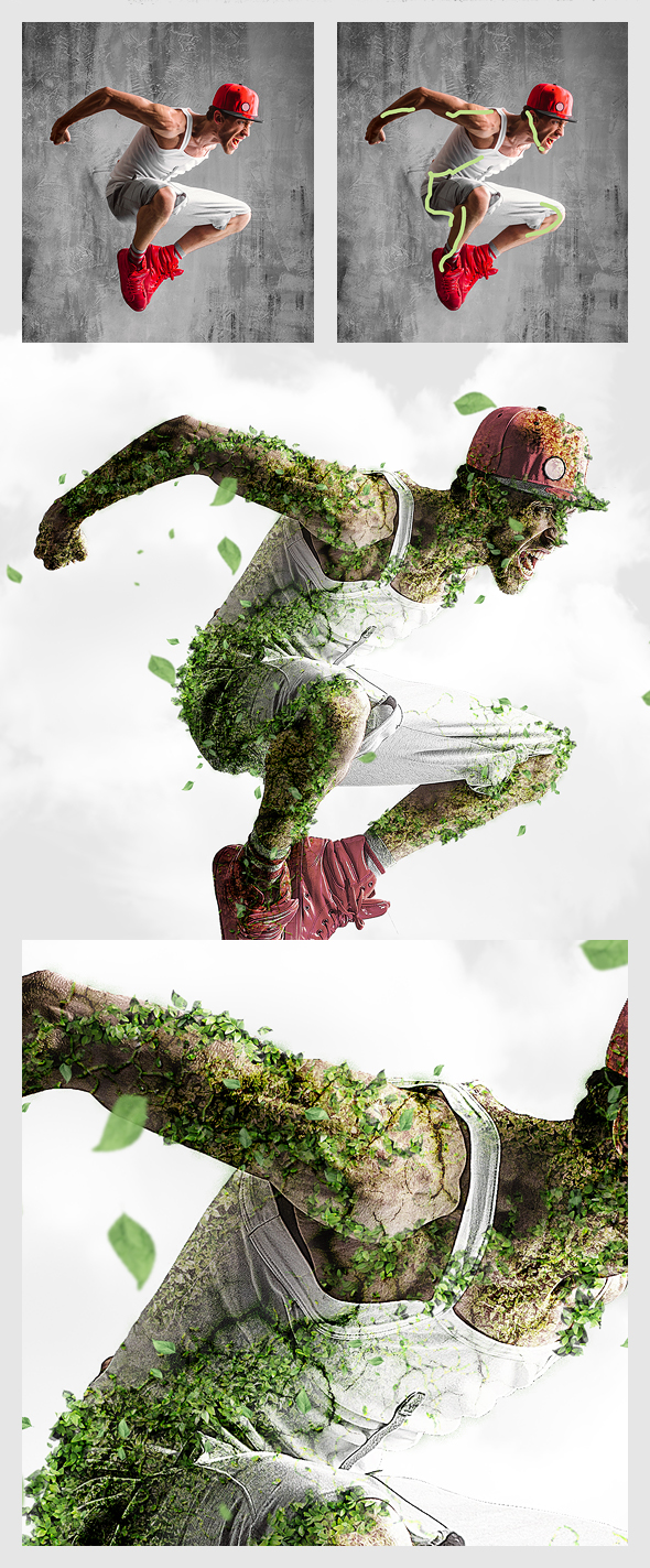 Moss Photoshop Action