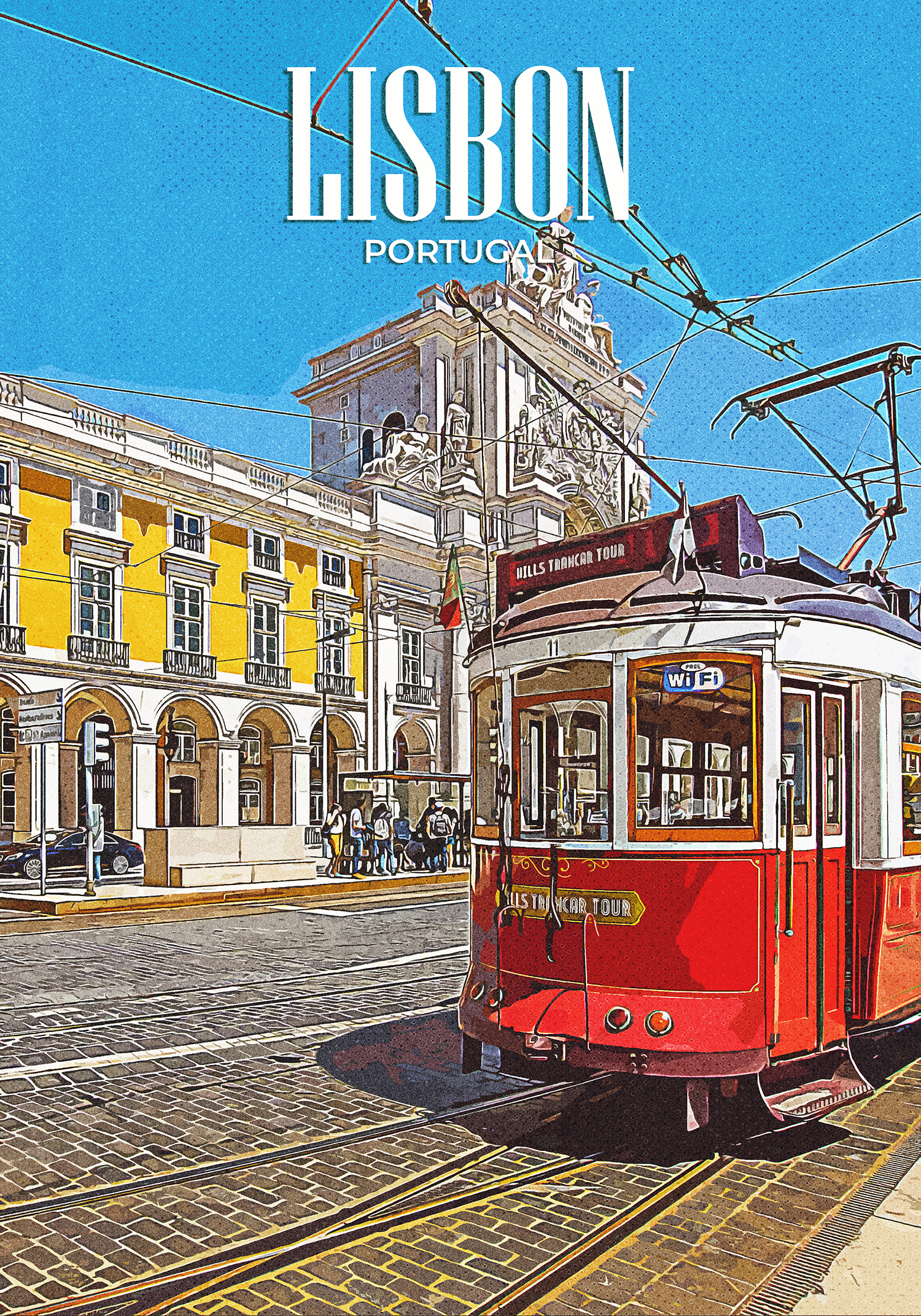 Vintage Travel Poster Photoshop Action