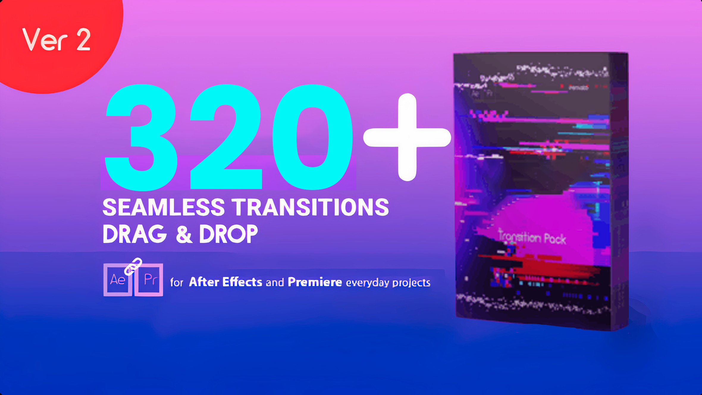 320+ Professional Seamless Transitions - Adobe After Effects