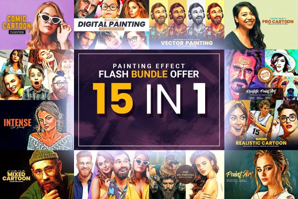 15 in 1 Oil Painting Effect