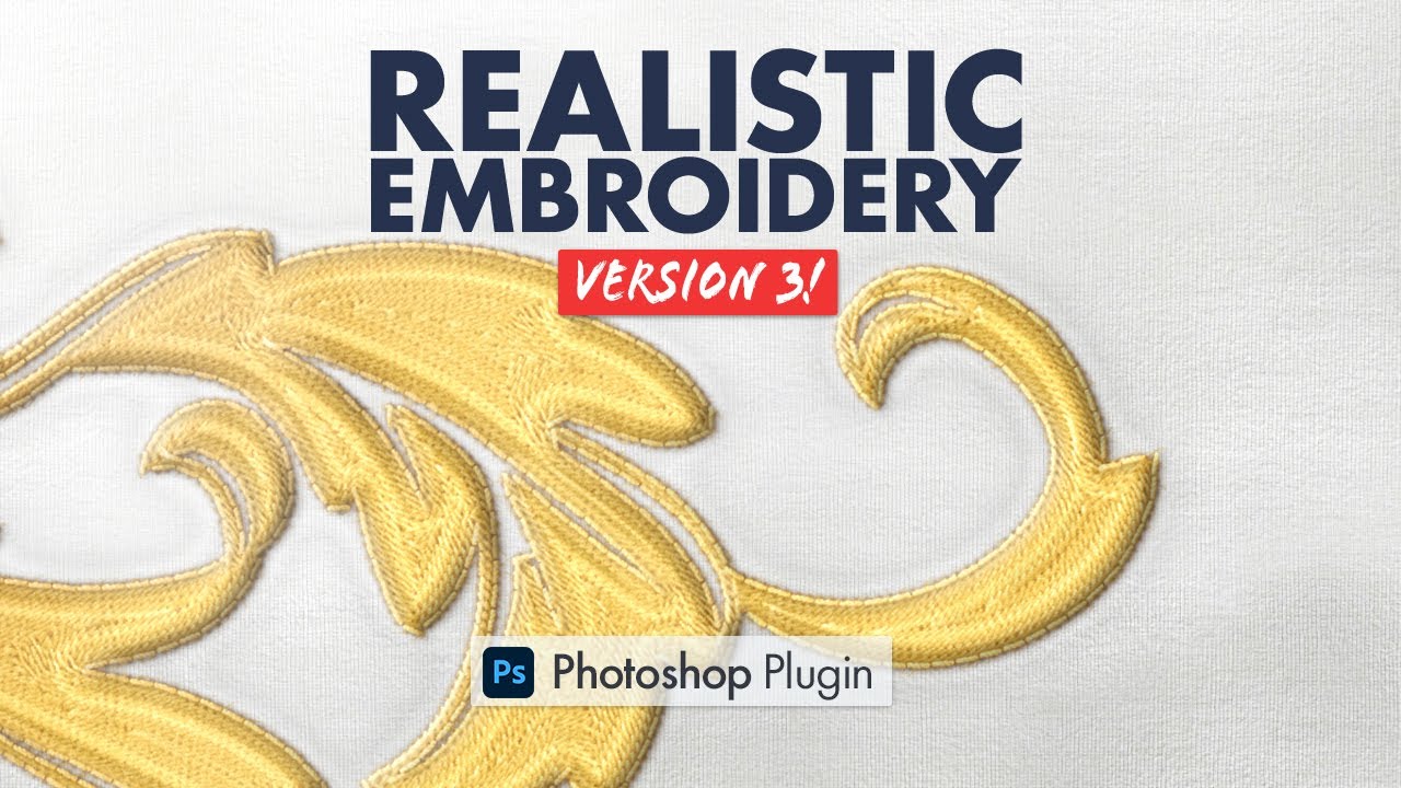 realistic embroidery - photoshop plugin free download